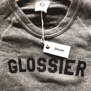 NWT ✨ glossier sweatshirt ☁️